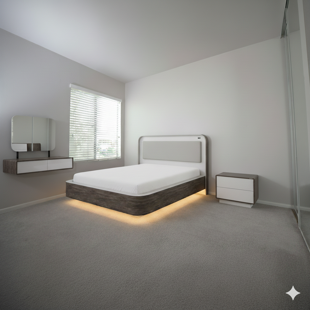 Furnished modern room